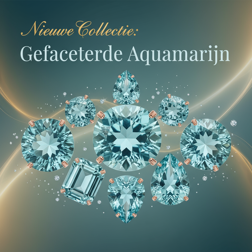 Gefacetteerde Aquamarijn Collectie Banner