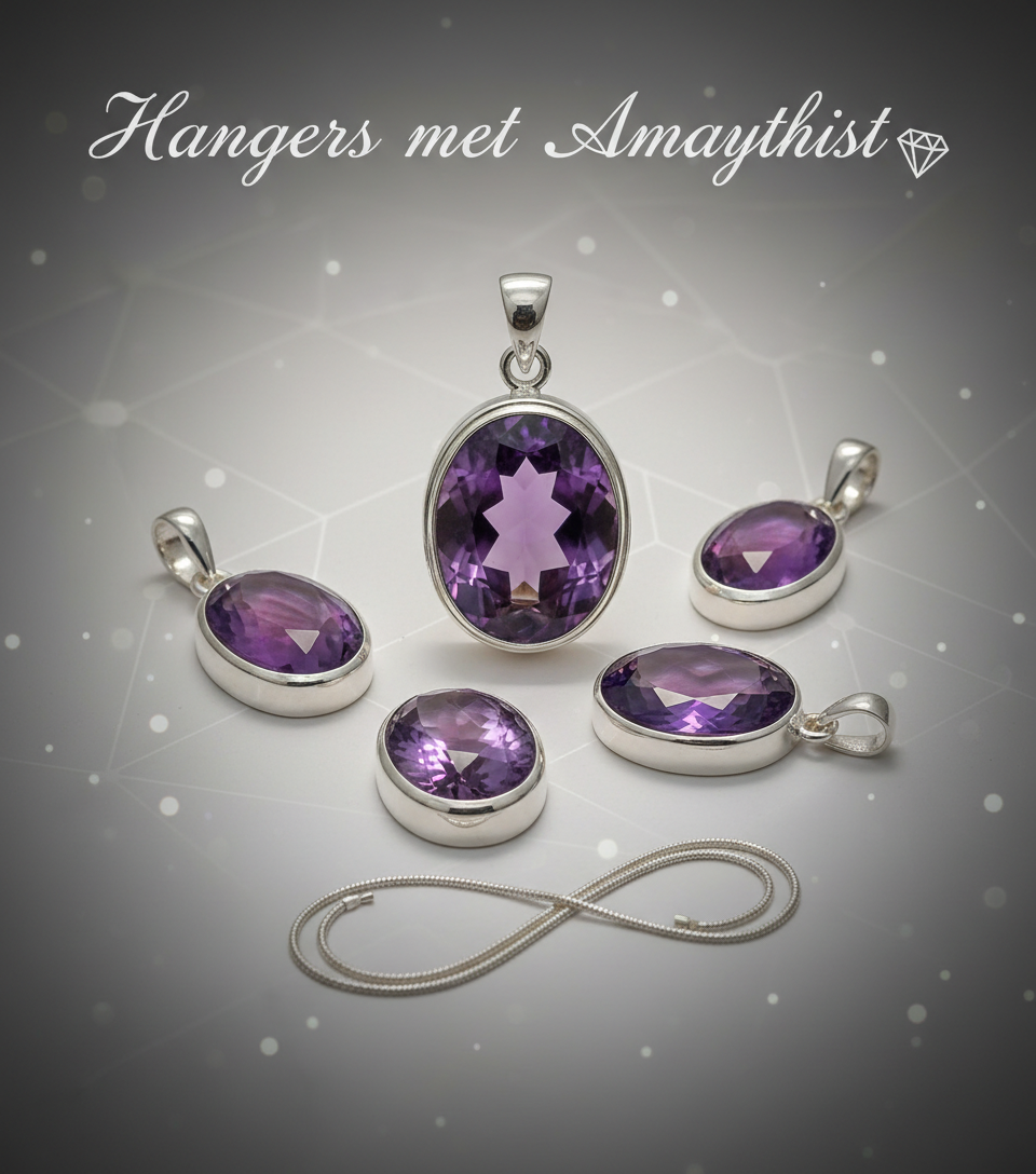 Hangers met Amethyst Banner